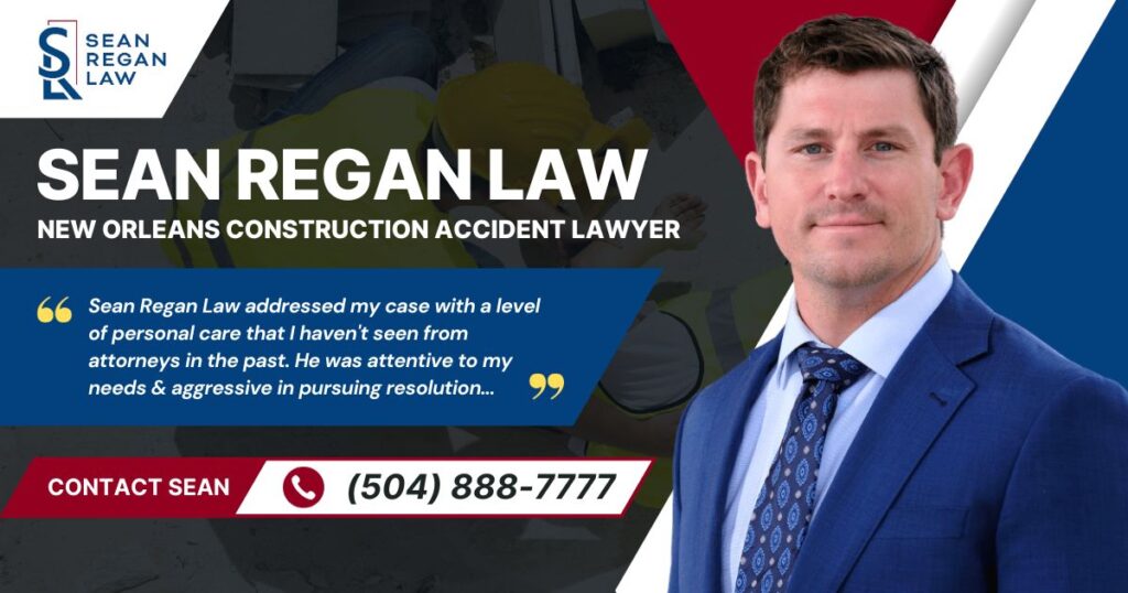 new orleans construction accident lawyer. Sean Regan Law Office